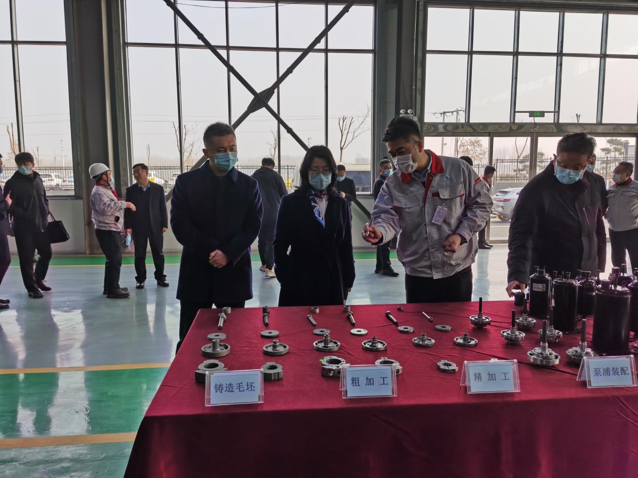 臨汾市委常委、洪洞縣委書記張潞萍一行蒞臨我司調(diào)研指導(dǎo)工作